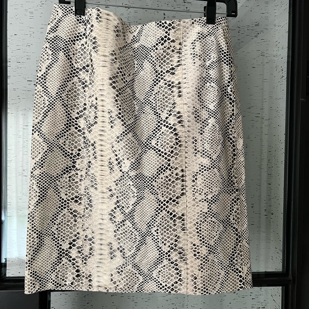 Etc brand faux snakeskin skirt NWT